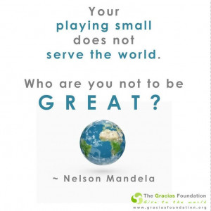 Be great! Mandela quotes