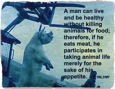 ... Farm, Conscious Vegan, Go Vegan, Factories, Births, Leo Tolstoy