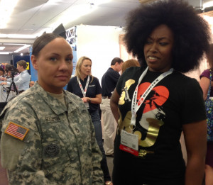 That’d be me… and a drill sergeant.