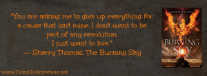 Audio Review: The Burning Sky by Sherry Thomas