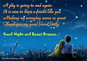 Good Night Sweet Dreams Quotes