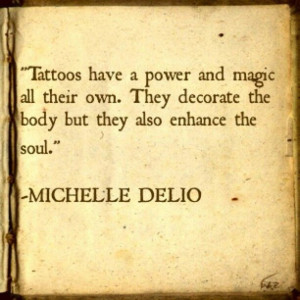 Tattoo quote. Decorate magic power