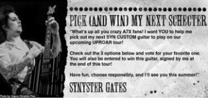 Synyster Gates Quotes Synyster Gates Schecter Help