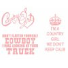 The Ultimate Country Girl Set of 3 Decal Stickers - Country Girl, Don ...