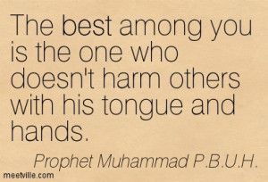 Prophet Muhammad (P.B.U.H) Quotes