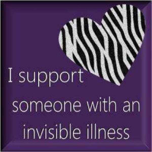 Support someone with an Invisible illness #myositis