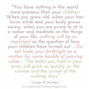 Children, Nothing So Important