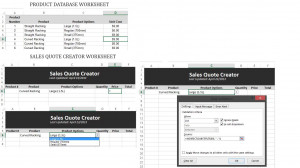 ... 2013 - Double dependent dropdown and VLookUp to create Sales Quote