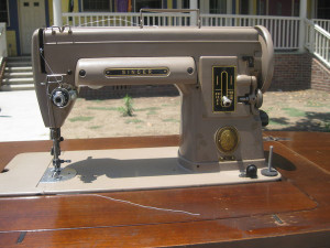 Pictures of the machines are from when we just got them. Singer 301 ...