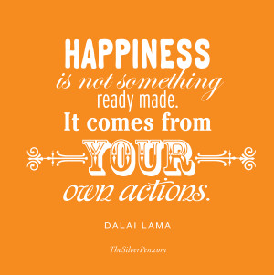 The Dalai Lama Quote about Happiness