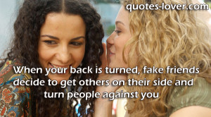 quotes-lover.comTopics: Fake friends Picture
