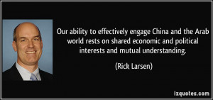 More Rick Larsen Quotes