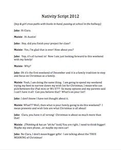 Downloadable Free Nativity Script for a Kids Christmas Play More