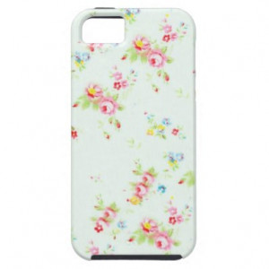 Vintage chic floral roses pink shabby rose flowers iPhone 5 covers