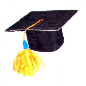 Graduation cap pinata