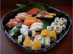 Sushi Fish Fresh Stock Photo