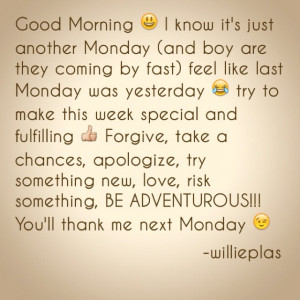 Good Morning, Monday Challenge ;)
