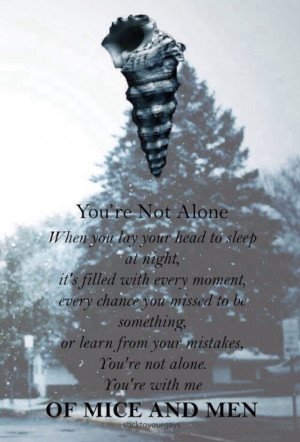 , Of Mice And Men Band Quotes, Favorite Songs, Of Mice & Men, Band ...