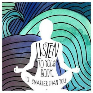 Listen to your body #yoga#practice