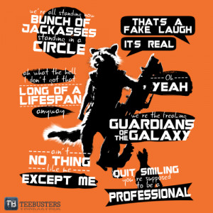Sneak Peek! ”Rocket Raccoon Quotes” on sale tomorrow for only 48 ...