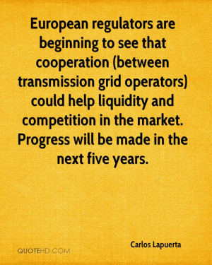 European regulators are beginning to see that cooperation (between ...