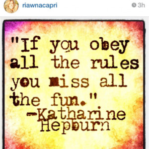 Nina Dobrev - #REPOST #regram @RiawnaCapri Katharine Hepburn was a ...