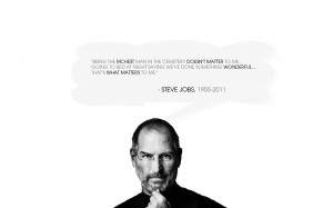 Steve Jobs quote Wallpaper #