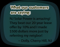 NJ Solar Power is amazing! They beat our 20-year lease offer by 10% ...