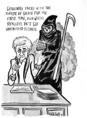 Elie Wiesel at Death’s Door, Again