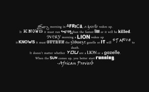 quotes typography running morning proverb run life gazelle 1920x1200 ...
