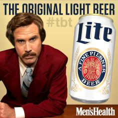 Miller Lite and Ron Burgundy Go Back in Time