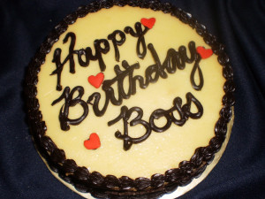 Choco Paradise Cheesecake - Happy Birthday Boss