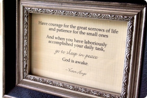 ... you daily task, go to sleep in peace. God is awake