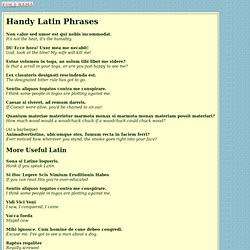 latin latin latin funny latin phrases and