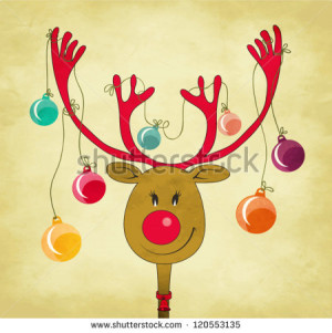christmas rudolph cartoon