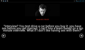 He is cynical, ironical and sarcastic. He is extremly charming and ...