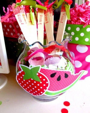Watermelon & Strawberry Summer Party | Whimsically Detailed Birthday ...