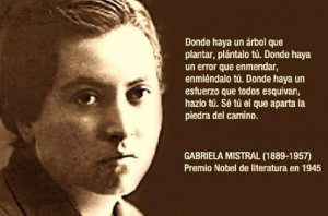 From Gabriela Mistral