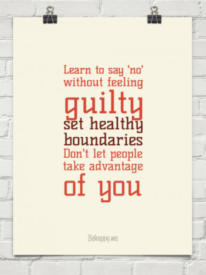 Learn to say 39 no 39 without feeling guilty set healthy boundaries ...