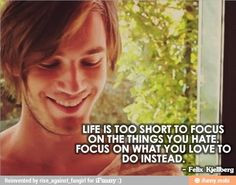 love that. I love it more that my favorite youtuber said it. More