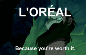 Scar uses L'oreal - the-lion-king Photo