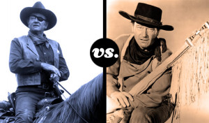 ... Cogburn and Ethan Edwards Duke It Out in an All-John Wayne Throw Down
