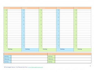 printable weekly planner pages 2015