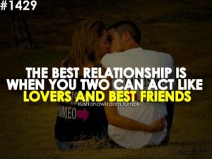 Lovers and Best Friends Quotes
