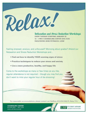 Stress Management And Relaxation Techniques Flyer