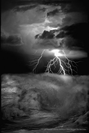 Wicked storm at sea