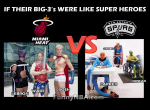 If the Big-3 were SuperHeroes