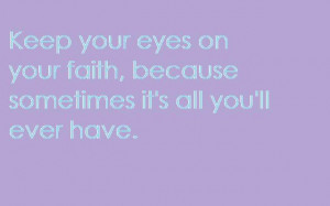 Faith Quotes
