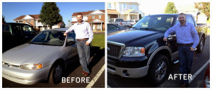 goodbye to Michael's first car, Joyce, (I cried) and hello to his new ...
