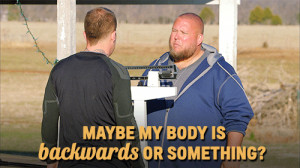 For Big Smo, sometimes working out, means gaining weight.